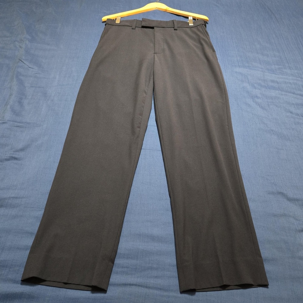 American Airlines‎ Lands' End Uniform Pants Mens 30x29 Gray Stretch Microfiber